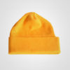 Yellow long acrylic winter hat, Toque, embroid your logo on workwear, custom hats