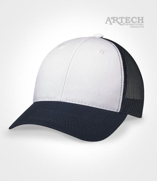 Deluxe Chino Twill / Nylon Mesh Trucker Hat