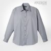 Ladies Corporate swear, business shirt, Promotional Corporate dress shirts, uniform workwear, artech promotional apparel and wear, embroidered shirt, business shirts, corporate clothing wear, Corporate wear, grey dress Shirt, embroidery barrie, embroidery newmarket