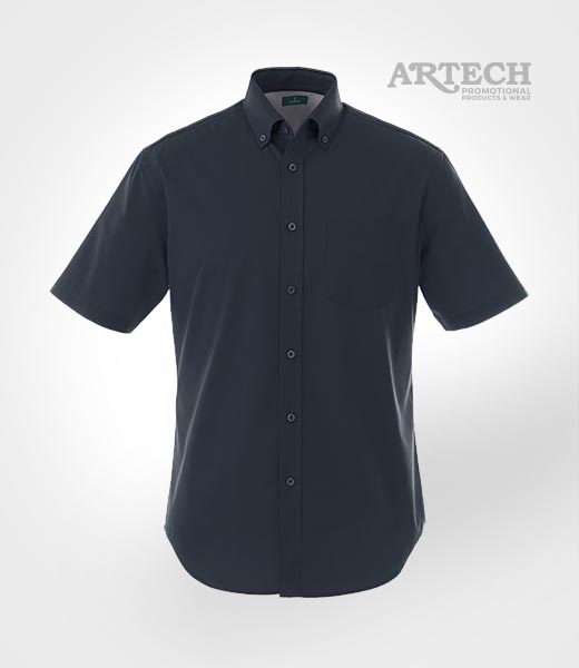 Corporate wear dress shirt, promotional apparel, uniform workwear, artech promotional wear, embroidered shirt, business shirts, corporate clothing wear, Corporate wear, Custom embroidery, short sleeve navy shirt, tall size style