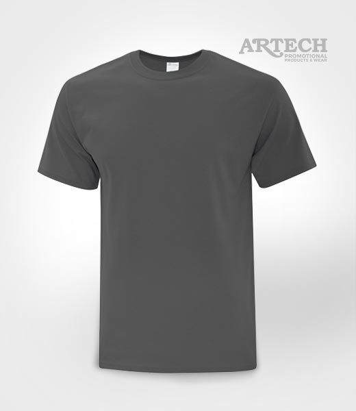 Screen printing T-shirts Midland, cheap printed t-shirt, artech promotional wear, event tees, giveaways, band merch, canada, promotional apparel, tshirt charcoal