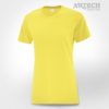 ladies t-shirt, womens tee, Screen printing T-shirts, cheap printed t-shirt, artech promotional wear, event tees, giveaways, band merch, canada, promotional apparel, tshirt yellow