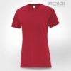 ladies t-shirt, womens tee, Screen printing T-shirts, cheap printed t-shirt, artech promotional wear, event tees, giveaways, band merch, canada, promotional apparel, tshirt red