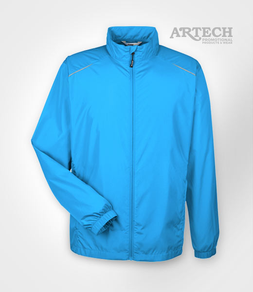 Promotional Jacket, Lightweight Jacket, custom embroidery, promotional apparel, clothing, fall jacets, barrie, orillia, peterborough, toronto, artech promotional products, corporate wear, uniforms, embroidery, electric blue jacket, mens jacket coat