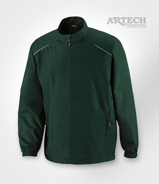 Promotional Jacket, Lightweight Jacket, custom embroidery, promotional apparel, clothing, fall jacets, barrie, orillia, peterborough, toronto, artech promotional products, corporate wear, uniforms, embroidery, forest green jacket, mens jacket coat